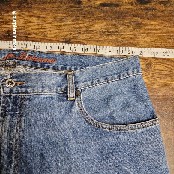 Vtg Tommy Bahama Easy Fit Jeans 40x32 Medium Light Wash Y2K Hipster Preppy - Picture 7 of 12